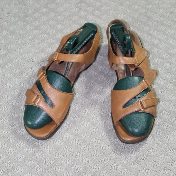 SAS Women's Sz 11M Brown Leather Tripad Comfort Sandals - Picture 1 of 7